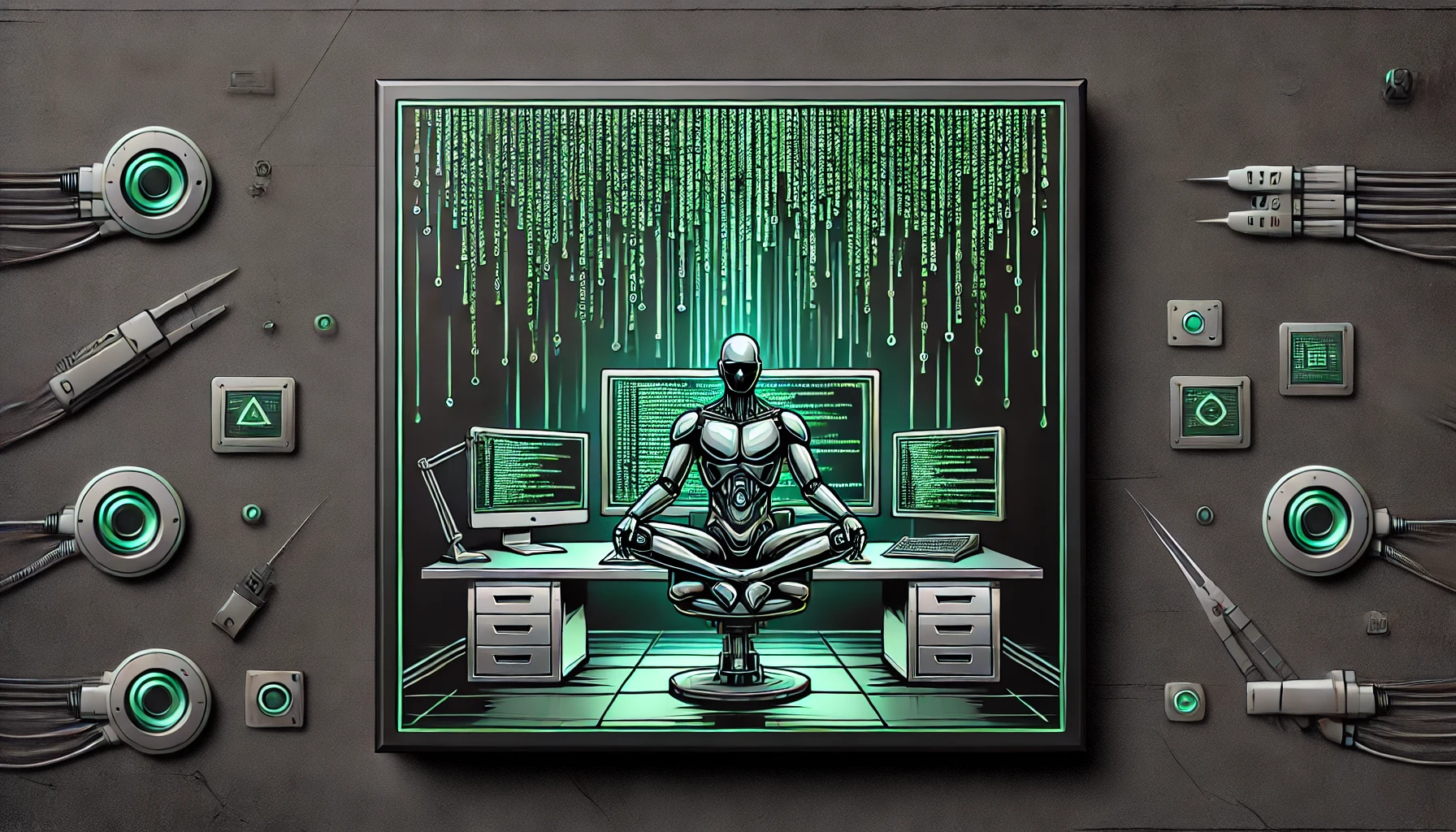 Robot assurant la cybersécurité